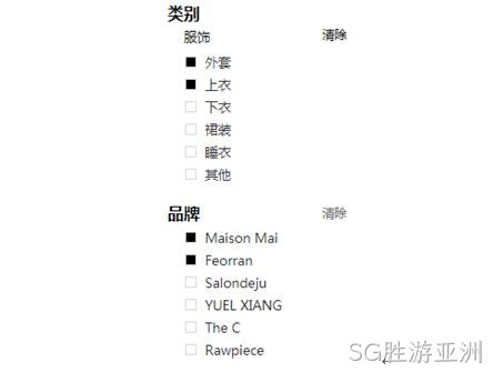 商品分类