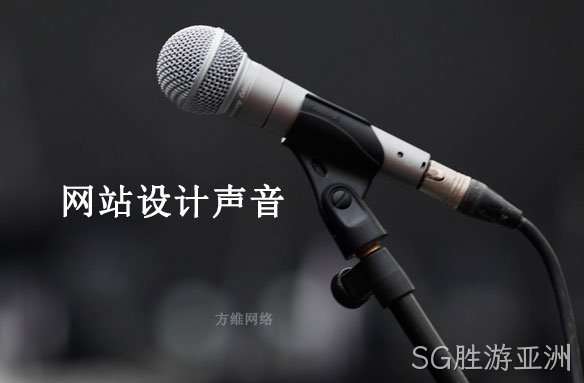 网站设计声音