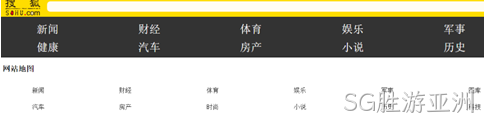 网站导航