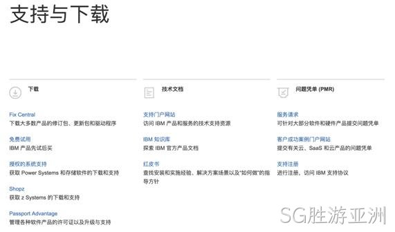 IBM官网支持